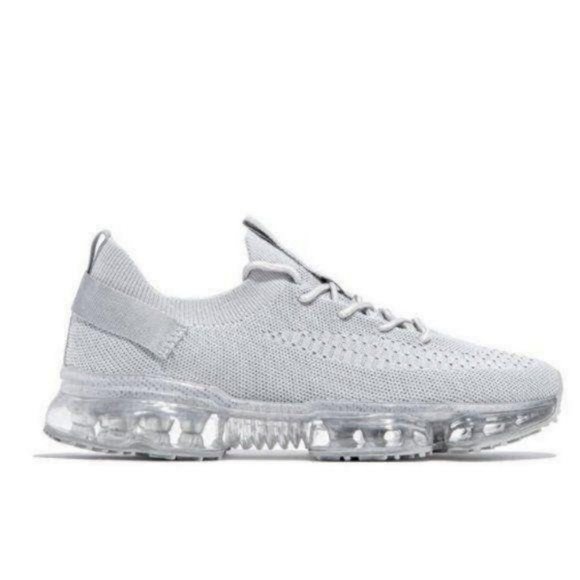 🚨RESTOCKED🚨Grey Slip On Flyknit Sneakers - Picture 3 of 7